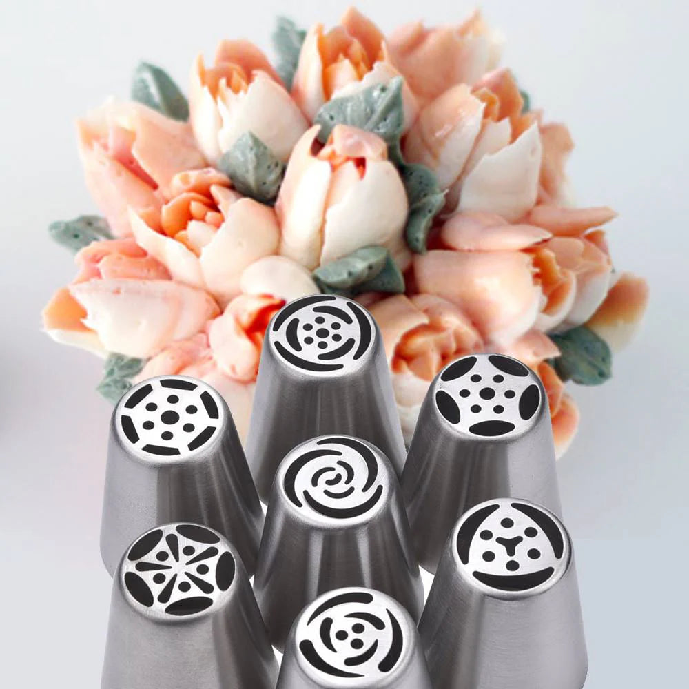 pack douilles de décoration pâtisserie pro en inox