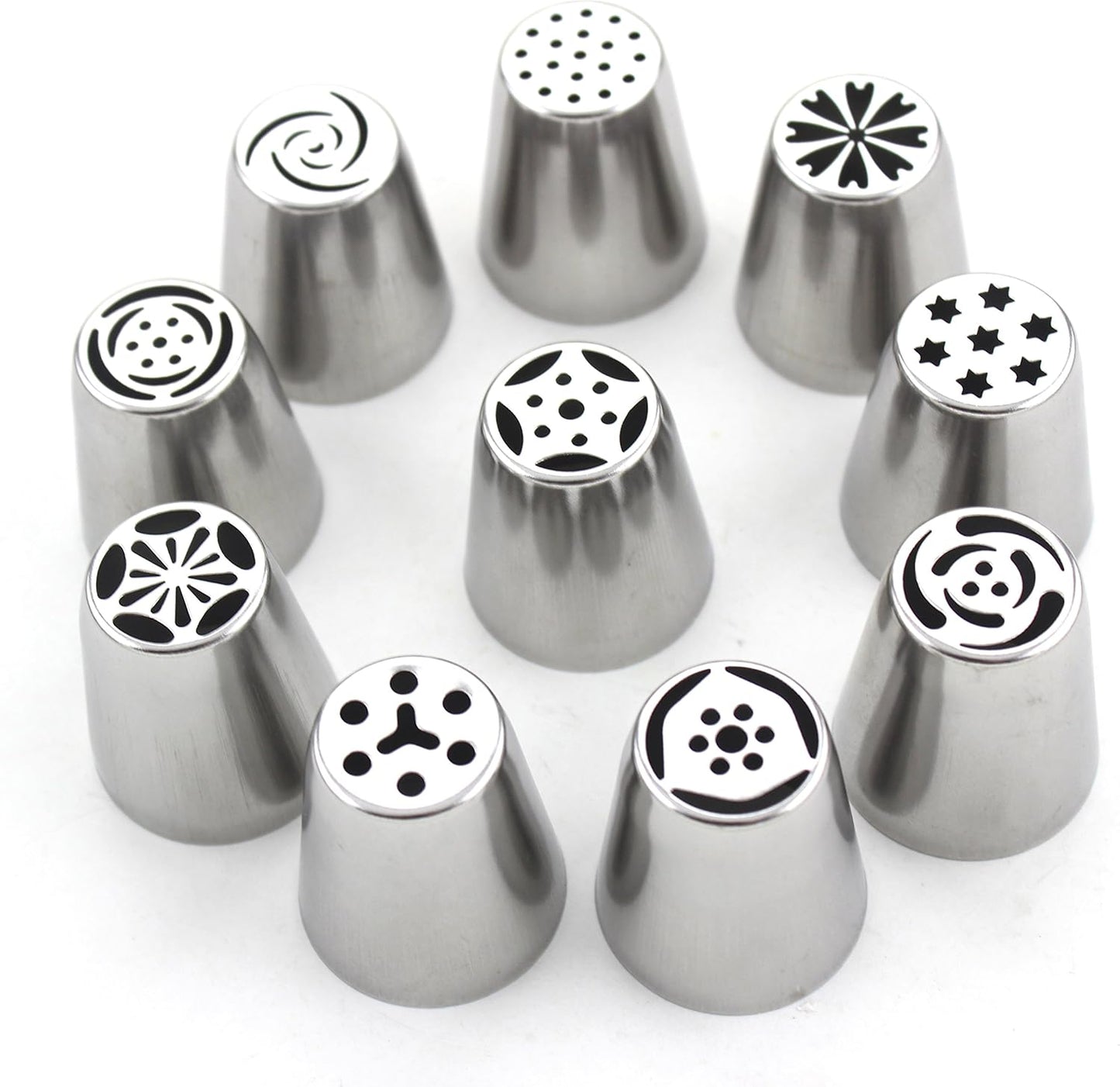 pack douilles de décoration pâtisserie pro en inox