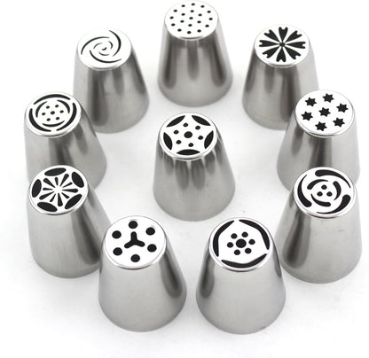 pack douilles de décoration pâtisserie pro en inox