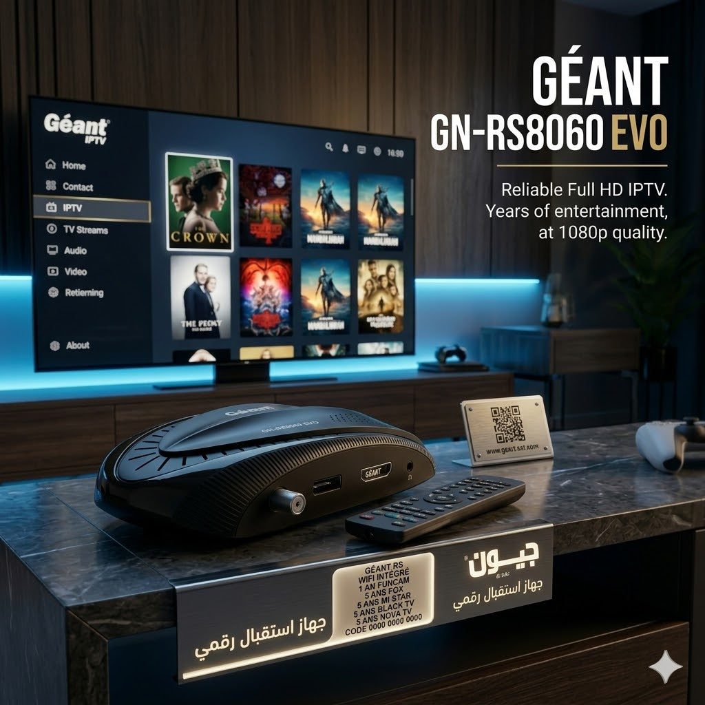 GEANT RS8060 EVO- 21 Ans IPTV