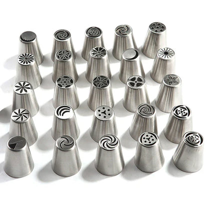 pack douilles de décoration pâtisserie pro (inox)